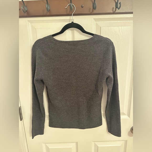 Merino Embroidered Square Neck Sweater - Picture 6 of 7